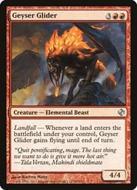 Geyser Glider from Duel Decks: Venser vs. Koth