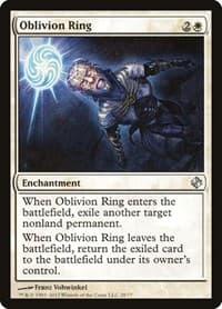 Oblivion Ring from Duel Decks: Venser vs. Koth