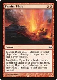 Searing Blaze from Duel Decks: Venser vs. Koth