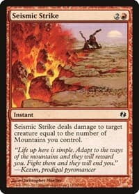 Seismic Strike from Duel Decks: Venser vs. Koth