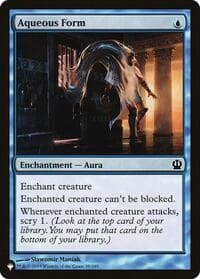 Aqueous Form from The List Reprints