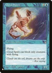 Cloud Spirit from The List Reprints