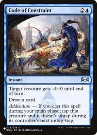 Code of Constraint from The List Reprints