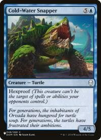 Cold-Water Snapper from The List Reprints