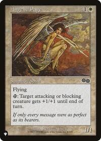 Angelic Page from The List Reprints