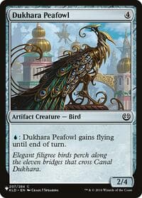 Dukhara Peafowl from The List Reprints