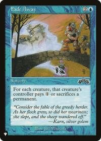 Fade Away from The List Reprints