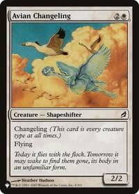 Avian Changeling from The List Reprints