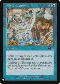 Miscalculation from The List Reprints