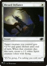 Blessed Defiance from The List Reprints