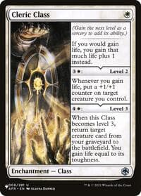 Cleric Class from The List Reprints