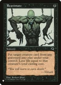 Reanimate from The List Reprints