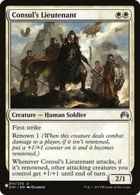 Consul's Lieutenant from The List Reprints