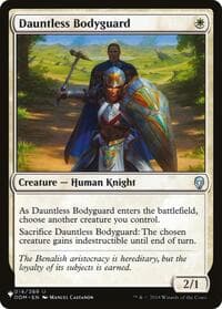 Dauntless Bodyguard from The List Reprints
