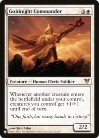 Goldnight Commander from The List Reprints