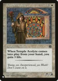 Temple Acolyte from The List Reprints