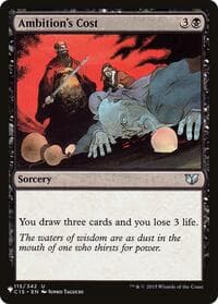 Ambition's Cost from The List Reprints
