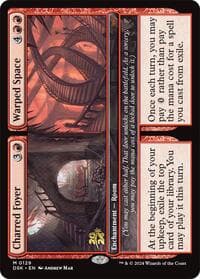 Charred Foyer // Warped Space from Prerelease Cards