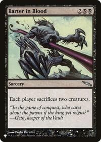 Barter in Blood from The List Reprints