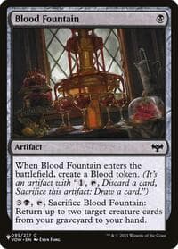 Blood Fountain from The List Reprints