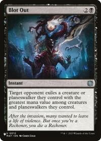 Blot Out from The List Reprints