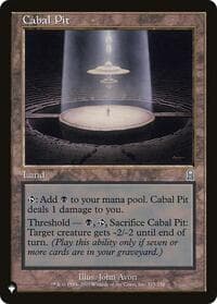 Cabal Pit from The List Reprints
