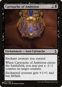 Cartouche of Ambition from The List Reprints