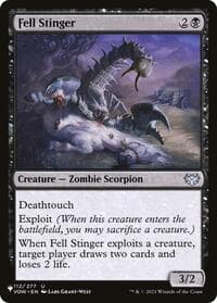 Fell Stinger from The List Reprints