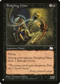 Fledgling Djinn from The List Reprints