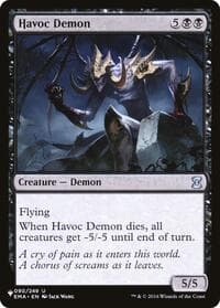 Havoc Demon from The List Reprints