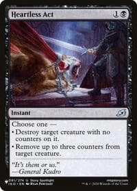 Heartless Act from The List Reprints