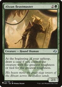 Abzan Beastmaster from The List Reprints