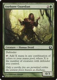 Axebane Guardian from The List Reprints