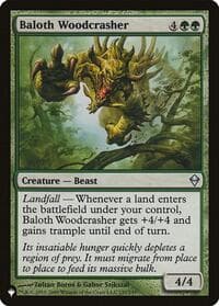 Baloth Woodcrasher from The List Reprints