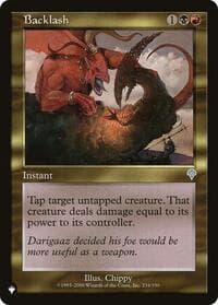 Backlash from The List Reprints