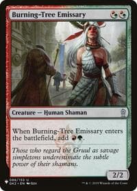 Burning-Tree Emissary from The List Reprints