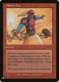 About Face from The List Reprints