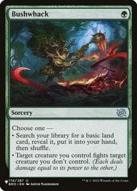 Bushwhack from The List Reprints