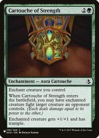 Cartouche of Strength from The List Reprints