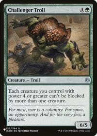 Challenger Troll from The List Reprints