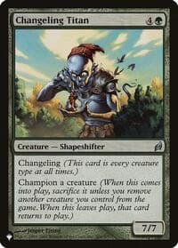 Changeling Titan from The List Reprints