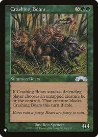 Crashing Boars from The List Reprints