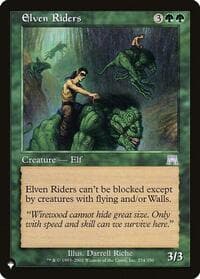Elven Riders from The List Reprints