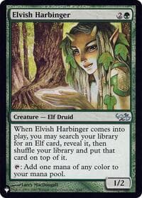 Elvish Harbinger (DD1) from The List Reprints