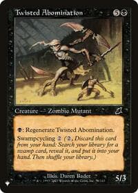 Twisted Abomination from The List Reprints