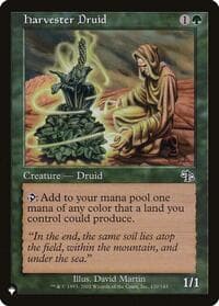 Harvester Druid from The List Reprints