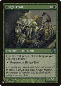 Hedge Troll from The List Reprints