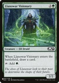 Llanowar Visionary from The List Reprints