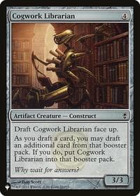 Cogwork Librarian from The List Reprints