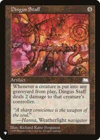 Dingus Staff from The List Reprints